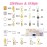 220-Piece Braiding Hair Rings - 15 Styles, Jewelry for Braids, Clips, Pendants, Headbands & Accessories