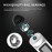 Jump Rope, H Handio Jump Rope with Counter, Workout Jumping Rope with Steel Ball Bearings, Adjustable Length Speed Skipping Rope for Men Women Kids Home Gym, Crossfit, Fitness Exercise (White)