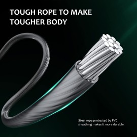 Jump Rope, H Handio Jump Rope with Counter, Workout Jumping Rope with Steel Ball Bearings, Adjustable Length Speed Skipping Rope for Men Women Kids Home Gym, Crossfit, Fitness Exercise (White) Jump Rope, H Handio Jump Rope with Counter, Workout Jumping Rope with Steel Ball Bearings, Adjustable Length Speed Skipping Rope for Men Women Kids Home Gym, Crossfit, Fitness Exercise (White)