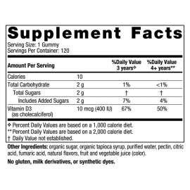 Nordic Naturals Vitamin D3 Gummies Kids, Wild Watermelon Splash - 120 Gummies - 400 IU Vitamin D3 - Bone Health, Healthy Immunity - Non-GMO, Vegetarian - 120 Servings Nordic Naturals Vitamin D3 Gummies Kids, Wild Watermelon Splash - 120 Gummies - 400 IU Vitamin D3 - Bone Health, Healthy Immunity - Non-GMO, Vegetarian - 120 Servings