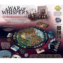 Starling Games A War of Whispers: Collectors Edition | Strategy Board Game of Hidden Loyalties & Espionage | Age 14+ | 2-5 Players | Includes Upgraded Components & Miniatures