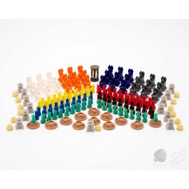 Starling Games A War of Whispers: Collectors Edition | Strategy Board Game of Hidden Loyalties & Espionage | Age 14+ | 2-5 Players | Includes Upgraded Components & Miniatures