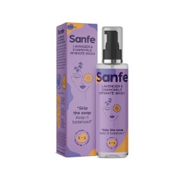 Sanfe Natural Intimate Wash, 3 in 1 - No Odour, No Itching, No Irritation - Lavender & Chamomile (100ml) Sanfe Natural Intimate Wash, 3 in 1 - No Odour, No Itching, No Irritation - Lavender & Chamomile (100ml)