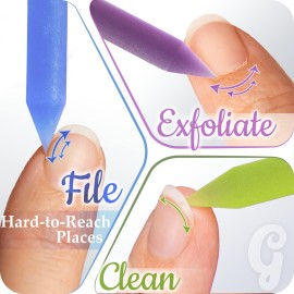 GLADZY Glass Cuticle Pusher - Manicure Cuticle Stick - Crystal Glass Cuticle Remover - Professional Nail Care Tool - Genuine Czech Quality Premium File Set GLADZY Glass Cuticle Pusher - Manicure Cuticle Stick - Crystal Glass Cuticle Remover - Professional Nail Care Tool - Genuine Czech Quality Premium File Set