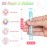 SKK Stationery 36 Pc Mini Bubble Wands, 6 Colors, Party Favors, Outdoor & Christmas Bubble Blower for Kids, Easter & Birthday