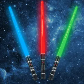 3 pack 3 colors Light Up Swords Saber with FX Soun..