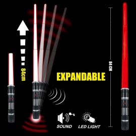 3 pack 3 colors Light Up Swords Saber with FX Sound(Motion Sensitive) and Realistic Handle for Kid, Expandable Light Toy for Halloween Dress Up Parties, Xmas Present, Galaxy War Fighters and Warriors 3 pack 3 colors Light Up Swords Saber with FX Sound(Motion Sensitive) and Realistic Handle for Kid, Expandable Light Toy for Halloween Dress Up Parties, Xmas Present, Galaxy War Fighters and Warriors