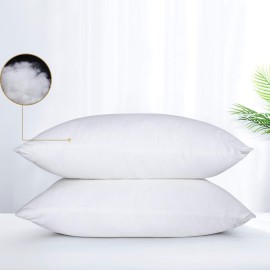 FLXXIE 2 Pack Small Cotton Down Alternative Pillows, Super Soft and Breathable Small Pillows for Sleeping, Travel, 13x18 Inches FLXXIE 2 Pack Small Cotton Down Alternative Pillows, Super Soft and Breathable Small Pillows for Sleeping, Travel, 13x18 Inches