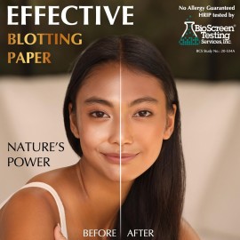 Natural Oil Blotting Sheets for Face with Bamboo Charcoal - 25% Larger - 1pk/100 Makeup Friendly Blotting Papers for Face - Easy Dispensing Oil Absorbing Sheets Natural Oil Blotting Sheets for Face with Bamboo Charcoal - 25% Larger - 1pk/100 Makeup Friendly Blotting Papers for Face - Easy Dispensing Oil Absorbing Sheets