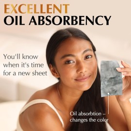 Natural Oil Blotting Sheets for Face with Bamboo Charcoal - 25% Larger - 1pk/100 Makeup Friendly Blotting Papers for Face - Easy Dispensing Oil Absorbing Sheets Natural Oil Blotting Sheets for Face with Bamboo Charcoal - 25% Larger - 1pk/100 Makeup Friendly Blotting Papers for Face - Easy Dispensing Oil Absorbing Sheets