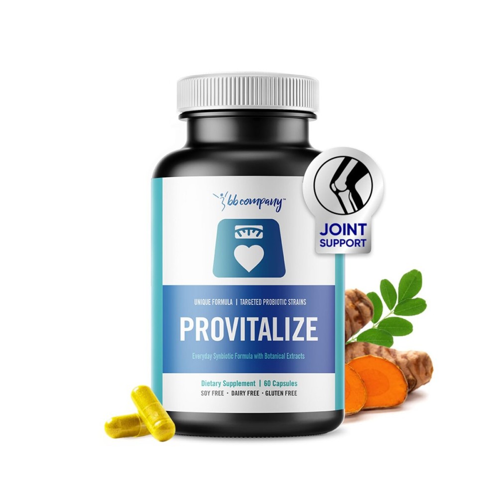 BB Company Provitalize | Probiotics for Women, Menopause | Joint Support, Sexy Midsection Curves, Digestive Health, Menopause Bloat | Turmeric Curcumin Moringa | Packaging Vary | 60 Ct BB Company Provitalize | Probiotics for Women, Menopause | Joint Support, Sexy Midsection Curves, Digestive Health, Menopause Bloat | Turmeric Curcumin Moringa | Packaging Vary | 60 Ct