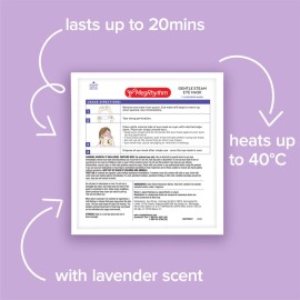 MegRhythm by Kao Gentle Steam Eye Mask, Lavender, Rejuvenates Eyes, Reduces the look of puffy eyes, Dermatologist and Ophthalmologist Tested, 5 Count MegRhythm by Kao Gentle Steam Eye Mask, Lavender, Rejuvenates Eyes, Reduces the look of puffy eyes, Dermatologist and Ophthalmologist Tested, 5 Count