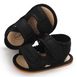 E-FAK Baby Boys Girls Summer Sandals Closed-Toe Non-Slip Rubber Sole Toddler Infant First Walker Shoes(12-18 Months Infant,01 Black E-FAK Baby Boys Girls Summer Sandals Closed-Toe Non-Slip Rubber Sole Toddler Infant First Walker Shoes(12-18 Months Infant,01 Black