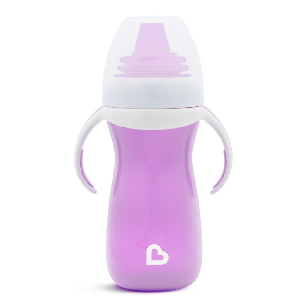Munchkin Gentle Transition Sippy Cup with Trainer Handles, 10 Ounce, Purple Munchkin Gentle Transition Sippy Cup with Trainer Handles, 10 Ounce, Purple