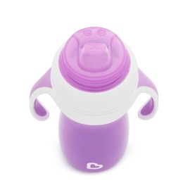 Munchkin Gentle Transition Sippy Cup with Trainer Handles, 10 Ounce, Purple Munchkin Gentle Transition Sippy Cup with Trainer Handles, 10 Ounce, Purple