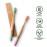 Greenzla Kids Bamboo Toothbrushes (6 Pack) | BPA Free Soft Bristles Toothbrushes | Eco-Friendly, Natural Bamboo Toothbrush Set | Biodegradable & Compostable Charcoal Wooden Toothbrushes