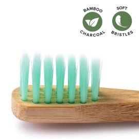 Greenzla Kids Bamboo Toothbrushes (6 Pack) | BPA Free Soft Bristles Toothbrushes | Eco-Friendly, Natural Bamboo Toothbrush Set | Biodegradable & Compostable Charcoal Wooden Toothbrushes Greenzla Kids Bamboo Toothbrushes (6 Pack) | BPA Free Soft Bristles Toothbrushes | Eco-Friendly, Natural Bamboo Toothbrush Set | Biodegradable & Compostable Charcoal Wooden Toothbrushes