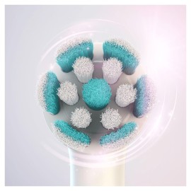 Oral-B iO Gentle Care Electric Toothbrush Head, Twisted & Angled Bristles for Deeper Plaque Removal, Pack of 4 Toothbrush Heads, Suitable for Mailbox, White