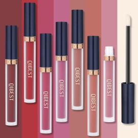 QiBest 7Pcs Matte Liquid Lipstick + 1Pcs Lip Plumper Makeup Set Kit, Pigmented Long Lasting Lip Gloss Set, Velvet Waterproof Halloween Lip Makeup Valentine\'s Gift Sets for Girls and Women QiBest 7Pcs Matte Liquid Lipstick + 1Pcs Lip Plumper Makeup Set Kit, Pigmented Long Lasting Lip Gloss Set, Velvet Waterproof Halloween Lip Makeup Valentine\'s Gift Sets for Girls and Women