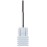 Makartt Cuticle Nail Drill Bit,Safety Tungsten Carbide Cuticle Remover Drill Bit Needle Bit Under Nail Cleaner Dead Skin Nail Prepare 3/32\'\' for Electric Nail File Nail Buffer Bit-3XF (Silver,Fine)
