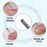 Makartt Cuticle Nail Drill Bit,Safety Tungsten Carbide Cuticle Remover Drill Bit Needle Bit Under Nail Cleaner Dead Skin Nail Prepare 3/32\'\' for Electric Nail File Nail Buffer Bit-3XF (Silver,Fine)
