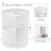 seinlife 360 Rotating Makeup Organizer,DIY Adjustable Spinning Holder,Foldable Cosmetic Storage Display box,Large Capacity Make up Caddy Shelf,Fits Countertop Vanity and Bathroom (WHITE)