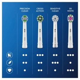 Oral-B Braun Precision Clean 4210201329343 Toothbrush Heads with Cleanmaximiser Bristles for Optimal Cleaning in Letterbox Packaging Pack of 8 Oral-B Braun Precision Clean 4210201329343 Toothbrush Heads with Cleanmaximiser Bristles for Optimal Cleaning in Letterbox Packaging Pack of 8