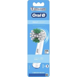 Oral-B Daily Clean Replacement Brush Heads for an Oral-B Electric Toothbrush, Pack of 3