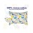 ALVABABY Toddler Pillowcases 2 Pack Organic Cotton Kids Pillow Cover Fit 13x 18 or 12x16 Envelope for Girl Boy Sleepy Travel Dinosaur Bear(Pillowcase Only)