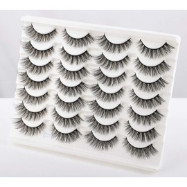 Newcally Lashes False Eyelashes Cat Eyes Wispy Natural Faux Mink Lashes 14 Pairs Pack Light Volume Short Fake Eye Lashes Multipack Newcally Lashes False Eyelashes Cat Eyes Wispy Natural Faux Mink Lashes 14 Pairs Pack Light Volume Short Fake Eye Lashes Multipack