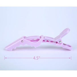 HH&LL Hair clips for Styling 12 pcs - Wide Teeth & Double-Hinged Design - Alligator Styling Sectioning Clips of Professional Hair Salon Quality (Colorful) HH&LL Hair clips for Styling 12 pcs - Wide Teeth & Double-Hinged Design - Alligator Styling Sectioning Clips of Professional Hair Salon Quality (Colorful)