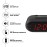 SHARP Digital Alarm Clock - Black Case with Red LEDs - Ascending Alarm Grows Increasing Louder, Gentle Wake Up Experience, Dual Alarm - Battery Back-up, Easy to Use with Simple Operation