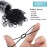 HOYOLS 3/4 Inches Black Hair Rubber Bands for Hair Ties Small Mini Elastics Bands Large Braiding Ponytail Holders for Baby Toddler Girls Kids No Damage 600pcs (M) Latex-Free