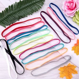 Duufin 20 Pieces Non-Slip Elastic Headbands Workout Headband Colorful Sweatband Fashion Yoga, Running Sport Headbands for Women, Men and Girls, 14 Colors Duufin 20 Pieces Non-Slip Elastic Headbands Workout Headband Colorful Sweatband Fashion Yoga, Running Sport Headbands for Women, Men and Girls, 14 Colors