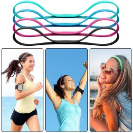 Duufin 20 Pieces Non-Slip Elastic Headbands Workout Headband Colorful Sweatband Fashion Yoga, Running Sport Headbands for Women, Men and Girls, 14 Colors Duufin 20 Pieces Non-Slip Elastic Headbands Workout Headband Colorful Sweatband Fashion Yoga, Running Sport Headbands for Women, Men and Girls, 14 Colors
