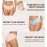 Wealurre Cotton Panties for Women Bikini Underwear Hipster Underpants Lace Briefs Pack(LightColor,S)