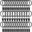 AMZSEVEN 40 Pack Curtain Rings with Clips, Drapery Clips with Rings, Drapes Rings 1.26 in Interior Diameter, Fits up to 1 in Curtain Rod, Black