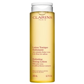 Clarins Hydrating Toning Lotion | Softer Skin After 14 Days of Use* | Cleanses, Tones, Hydrates and Balances Skin\'s Microbiota | Plant-Based Ingredients | Colorant-Free | Normal to Dry Skin Types