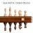 A&A 15 Magnetic Wooden Chess Set, Handmade 3 King Height Knight Staunton Chess Pieces with 2 Extra Queen, Folding Portable Travel Game Set