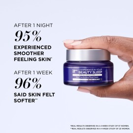 IT Cosmetics Confidence in Your Beauty Sleep Night Cream - Visibly Improves Fine Lines, Wrinkles, Dryness, Dullness & Loss of Firmness - With Hyaluronic Acid IT Cosmetics Confidence in Your Beauty Sleep Night Cream - Visibly Improves Fine Lines, Wrinkles, Dryness, Dullness & Loss of Firmness - With Hyaluronic Acid