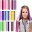 32 PCS Clip in Colored Hair Extensions for Kids, 20 Inches Rainbow Long Straight Hairpieces Synthetic,BEAHOT Hair Extensions-Pretty Gift for Cosplay Dress Up Fashion Party Birthday32 Colors)