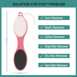 CAREHOOD Foot File Callus Remover - Multi Purpose 4 in 1 Feet Pedicure Tools with Foot Scrubber, Pumice Stone, Foot Rasp and Sand Paper for Home Foot Care (Red Pedicure Foot File) CAREHOOD Foot File Callus Remover - Multi Purpose 4 in 1 Feet Pedicure Tools with Foot Scrubber, Pumice Stone, Foot Rasp and Sand Paper for Home Foot Care (Red Pedicure Foot File)