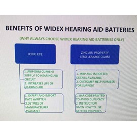 hearing aid battery Size 10 (PR70) (10 Packet=60 Batteries)