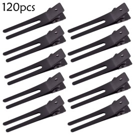 choicbaby 120pcs Double Prong Curl Clips, 1.8\' Stainless Steel Hair Clips for Hair Bow, Great Pin Curl Clip, Hair Salon Barber (Black, 1.8 inches, 4.5 cm) choicbaby 120pcs Double Prong Curl Clips, 1.8\' Stainless Steel Hair Clips for Hair Bow, Great Pin Curl Clip, Hair Salon Barber (Black, 1.8 inches, 4.5 cm)