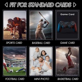 1000 Counts Card Sleeves Top Loaders for Trading Cards, Penny Soft Sleeves Baseball Card Sleeves Protectors Fit for Sports Cards, Football, Game Card 1000 Counts Card Sleeves Top Loaders for Trading Cards, Penny Soft Sleeves Baseball Card Sleeves Protectors Fit for Sports Cards, Football, Game Card