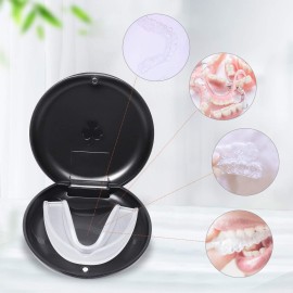ZIZNBA 2 Pack Retainer Cases,Solid Orthodontic Retainer Case (Black) ZIZNBA 2 Pack Retainer Cases,Solid Orthodontic Retainer Case (Black)
