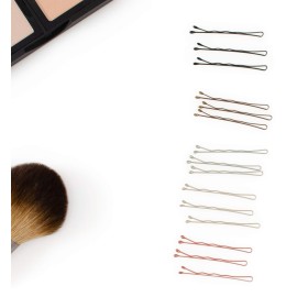 Heliums Mini Bobby Pins - Ash Blonde - 40 Pack, 1.5 Inch Small Hair Pins For Thin Hair & Kids