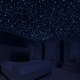 808 PCS Glow in The Dark Stars for Ceiling, Glowing Wall Decals Decor Stickers,(404 Pcs Green and 404 Sky Blue) 3D Adhesive Dots Decor Starry Sky Decor for Kids Bedroom or Birthday Gift 808 PCS Glow in The Dark Stars for Ceiling, Glowing Wall Decals Decor Stickers,(404 Pcs Green and 404 Sky Blue) 3D Adhesive Dots Decor Starry Sky Decor for Kids Bedroom or Birthday Gift