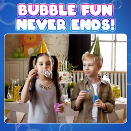 Mini Neon Party Bubbles for Kids - (Pack of 12) Bulk Wands and Bottles for Blowing Bubbles, Birthday Party Favors, Toy Gift, Outdoor Toys, Carnival Prizes, and Goody Bag Stuffers Mini Neon Party Bubbles for Kids - (Pack of 12) Bulk Wands and Bottles for Blowing Bubbles, Birthday Party Favors, Toy Gift, Outdoor Toys, Carnival Prizes, and Goody Bag Stuffers