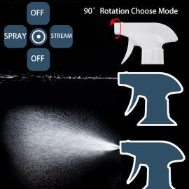 UUJOLY 17 oz Plastic Spray Bottle Trigger Empty Spray Bottles Clear Refillable Container for Water, Essential Oils, Hair, Cleaning Products, Adjustable Head Sprayer and Stream (2 Pack) UUJOLY 17 oz Plastic Spray Bottle Trigger Empty Spray Bottles Clear Refillable Container for Water, Essential Oils, Hair, Cleaning Products, Adjustable Head Sprayer and Stream (2 Pack)